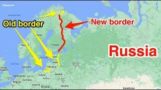 Map shows how Russia's border with NATO more than doubles with Finland as a member