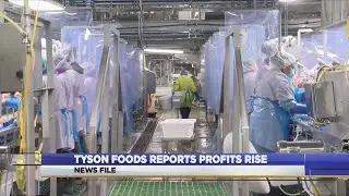 Tyson Foods Reports Profits Rise