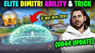 🤯New DIMITRI character ability Test & Details | How to use DIMITRI | DIMITRI Secret Tips & Trick |