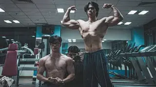 Trải nghiệm buổi tập Ngực - Vai của Tiktoker Huy Lê | Bulking ngày 166