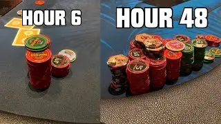 I Played BACK-TO-BACK 25 Hour Poker Sessions!