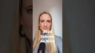 2025 Saturno en Aries #2025 #saturnoenaries #cristinajove #astrologia #astrologiapsicologica