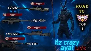 💥HEY EVERYONE! WELCOME TO MY ANOTHER  FREE FIRE LIVE STREAM❤ 💥|| 🐱&zwj;👤ITZ CRAZY AYAT🐱&zwj;👤#ff #fflive