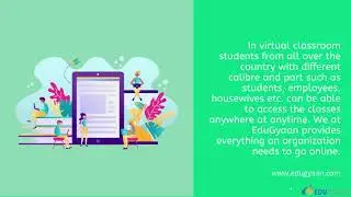 EduGyaan Virtual Classroom Software | Take live online classes & get the recording automatically