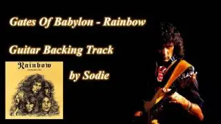 Gates Of Babylon - Rainbow cover by Sodie (Guitar Backing Track)