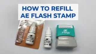 How to Refill (Reink) AE Flash Stamp