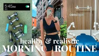 5AM morning routine in nyc | healthy habits, cycle syncing, running