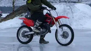 Honda CR85 2-Stroke Coldstart Soundcheck +GoPro Test Ride | Raw Sound 2024