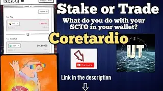 Coretardio | How to stake and How to trade CTO | Listing Price