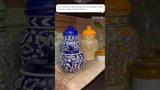 Hand painted Mughal Ceramic Jars @ cheapest price in Chennai