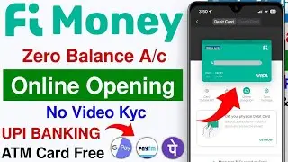 Fi Account Opening 2024 | Fi money zero balance account Opening Online  | Federal Bank Accoun