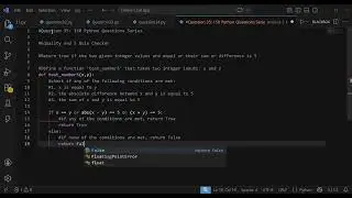 Python Equality Checker – Validate 5-Rule Conditions