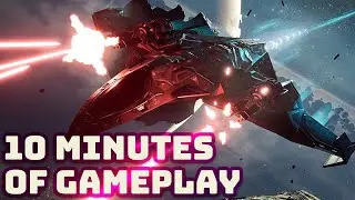 10 Minutes of Chorus Gameplay - New Space Flight Game with Arcade Style Shooter Elements