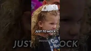 This Wrestler Tried To Make A Young Girl Cry #wwe #wrestling #aew