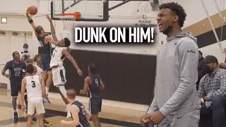 Bronny James GOES CRAZY After Amari Bailey DUNK! Sierra Canyon Wild Game!