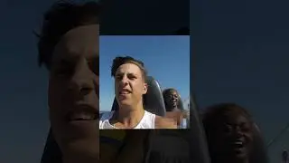 🤮I VOMIT on one of the BIGGEST ROLLER COASTERS in EUROPE...#shorts #viral