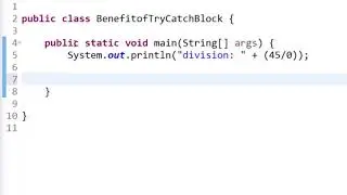 Why use try catch block in programming?