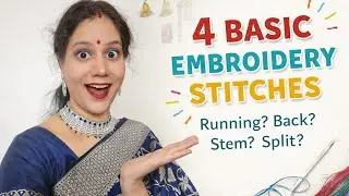 Basic Embroidery Stitches For Beginners