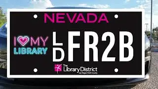 Drive With Pride & Help Support Public Libraries With the Library District License Plate!