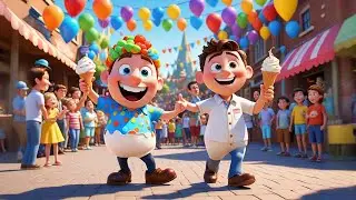 Count to Ten with Ice Cream Men | Fun Counting Song | Nursery Rhymes for Toddlers and Preschoolers