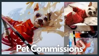 Pet Portrait Series: Commissioned Canine with Kai Lun Qu