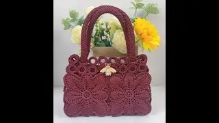Butterfly crochet bag tutorial -Two