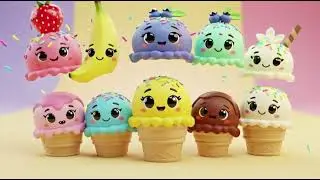 Ice Cream Color Song 🍦🌈 | Nursery Rhymes & Baby Songs