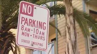 What is the most frequent parking citation in San Diego, and where does it occur?