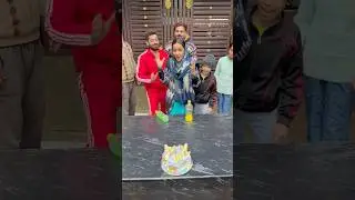 Stand Up The Bottle Challenge! Who Can Get It Christmas Gift? #familygames #familychallenge
