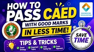 HOW TO PASS VTU CAED WITH GOOD MARKS WITH LESS TIME (BCEDK103/203)