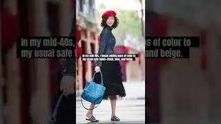Aging gave me the confidence become my true self. #aging #style #fashionstyle #trueself #womenover50