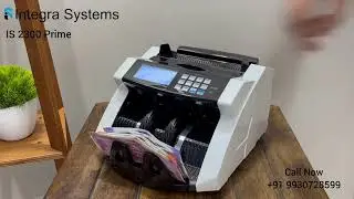 Money Counting machine with counterfeit note detection - IS2300 India's Best note counting machine