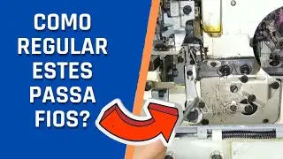 Como regular os guia fios da overloque Siruba K