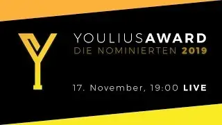 Livestream zur Bekanntgabe der Nominierungen f&uuml;r den Youlius-Award 2019