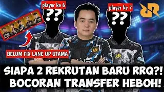 BOCORAN PLAYER KE 6 & 7  ROASTER RRQ S17 ! RINZ & TOY ADA PELAPIS ? RRQ MPL ID S17