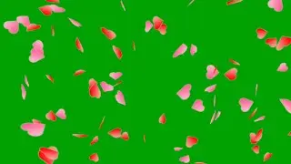 Top 18 Hearts Animations effects green screen free footages || chroma key hearts animation effects