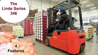 Total Warehouse - Linde Electric Sitdown Counterbalance Truck