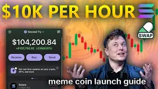 I Launched a Meme Coin on PumpSwap - $10K Per Hour