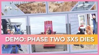 Demo of the Phase Two 3x5a+b Set | Scrapbook Demo | Die Cutting Ideas