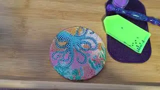 Relaxing diamond painting with me - ocean coaster set- octopus 