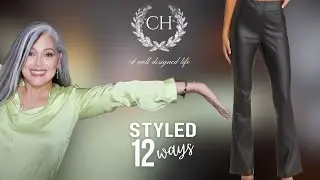 12 Ways to Style Black Leather Pants with Front Door Fashion