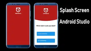 How to Create Splash Screen (Welcome Screen) in Android Studio Tutorials for beginners