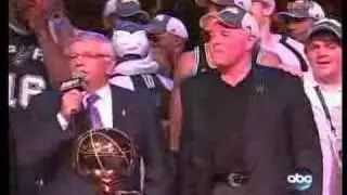 2007 NBA Finals Trophy Presentation