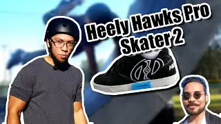 Heelys Pro Skater 2 l HEELY TRICKS WITH HOMEMADE SOAP SHOES AT THE SKATE PARK!!!