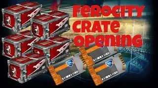 1 BEST CRATE OPENING EVER (5 FEROCITY CRATE OPENING) *NEW CRATE* + SHOWCASE!!!