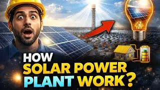 How Solar Power Plant Work || Suraj Se Bijli Kaise Banti Hai? ☀️⚡