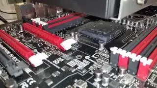 JOVY 8500 BGA REWORK STATION IN ACTION socket 2011 placement 1
