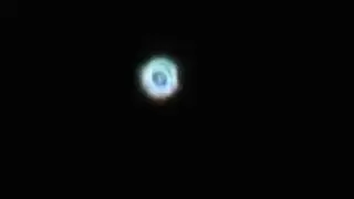 strange shapeshifting glowing object in night sky