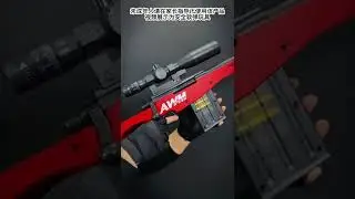 AWM Shell Ejection Sniper Rifle Soft Bullet Toy Gun