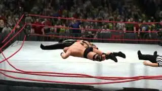 WWE '13 suplex - ring break